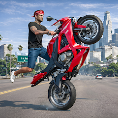 Wheelie Bike Stunt Master 3D