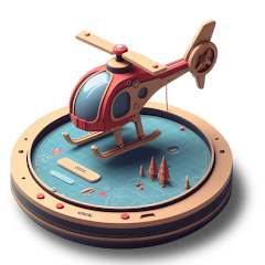 Wooden Helicopter - Arcade